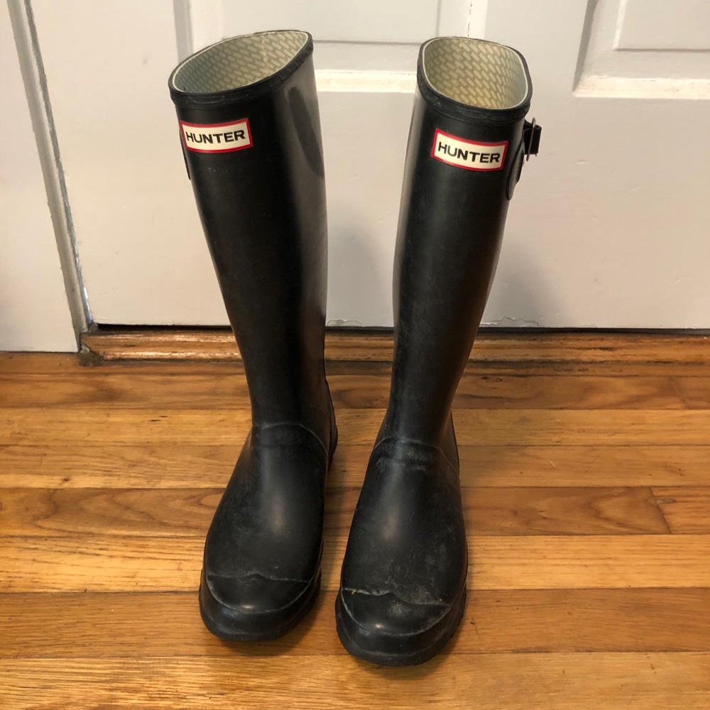Hunter Women's Huntress Tall Wide Leg Rain Boots